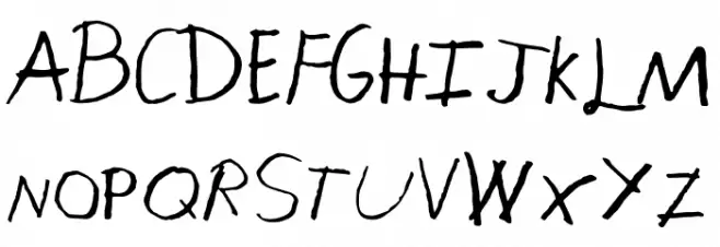 M9 Schriftart Groß