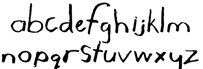 M9 Font LOWERCASE