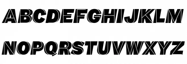 M.F. Plexus Italic خط أحرف كبيرة