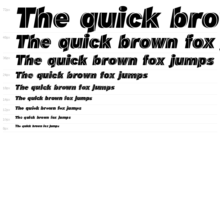 M.F. Plexus Italic Waterfall