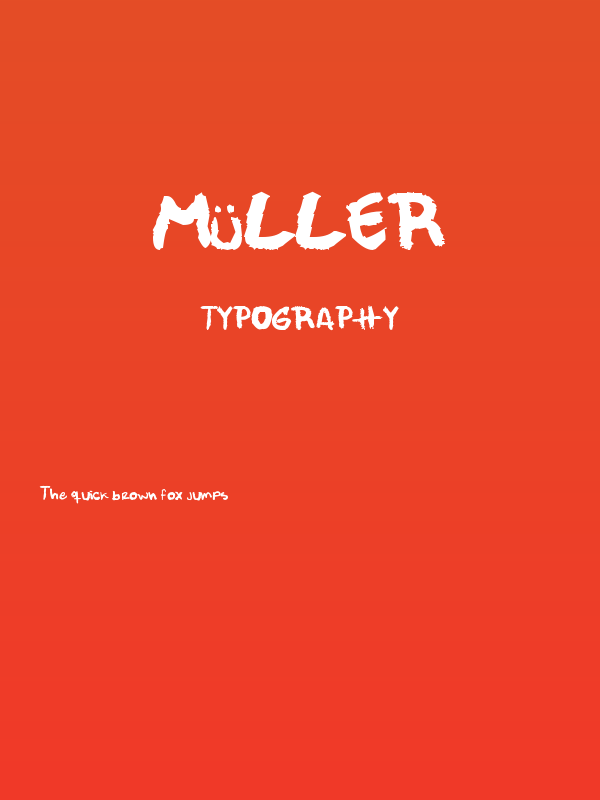 Müller Poster