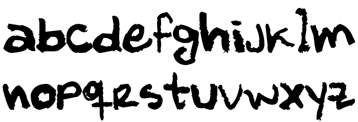 Müller Schriftart Kleinbuchstaben