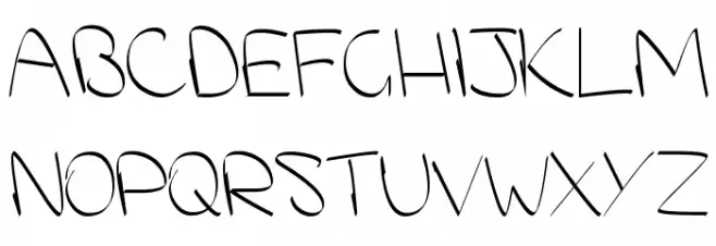 M's Hand Schriftart Groß