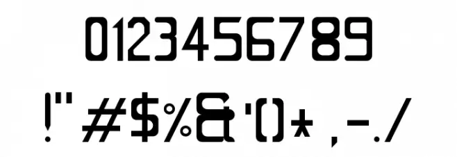 Métier Regular Font OTHER CHARS