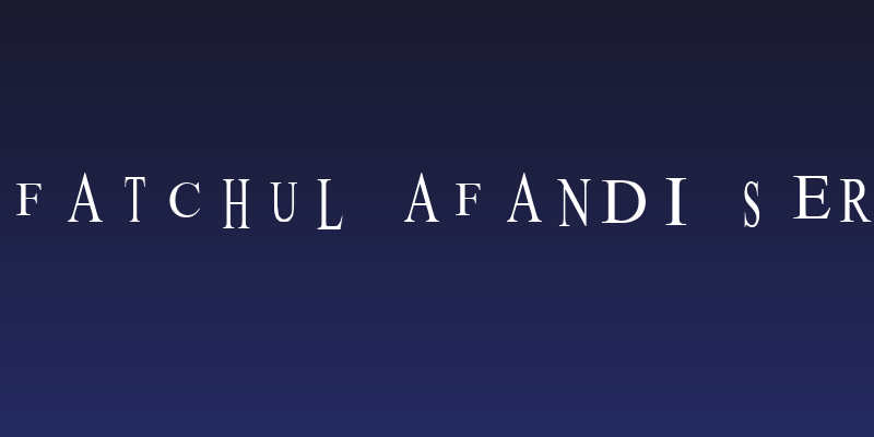 m. fatchul afandi serif Social Header