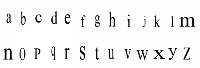 m. fatchul afandi serif Schriftart Kleinbuchstaben