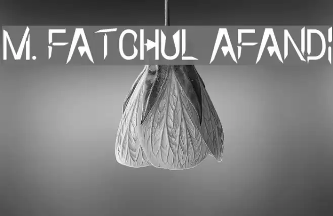 m. fatchul afandi Font examples