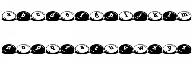 m&ms Font UPPERCASE
