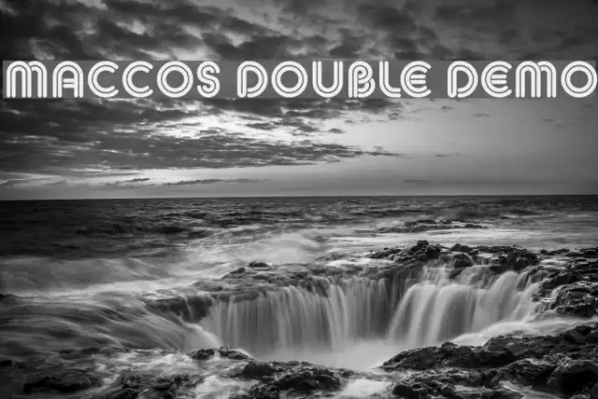 MACCOS DOUBLE Demo Example 3
