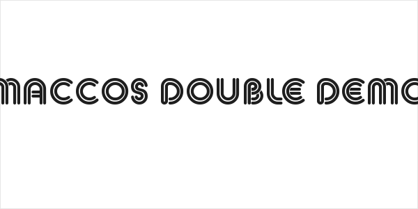 MACCOS DOUBLE Demo Logo