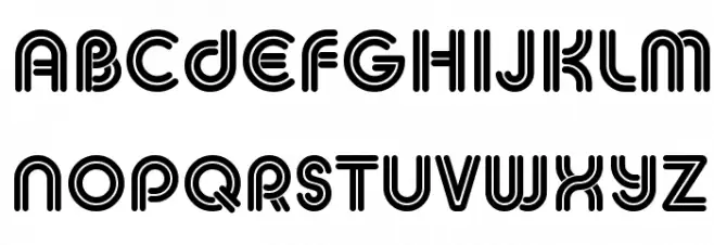 MACCOS DOUBLE Demo Font LOWERCASE