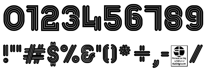 MACCOS Demo Bold Font OTHER CHARS