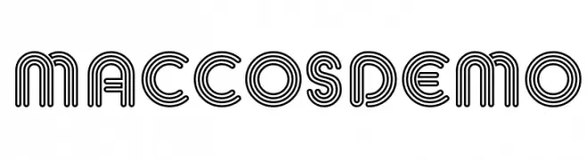 MACCOS Demo  Frei Schriftart Herunterladen