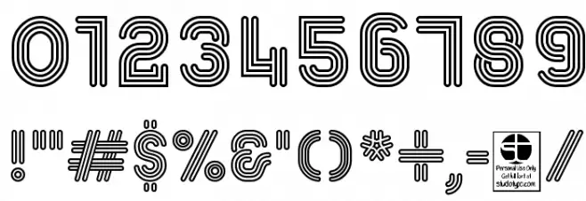 MACCOS Demo Font OTHER CHARS