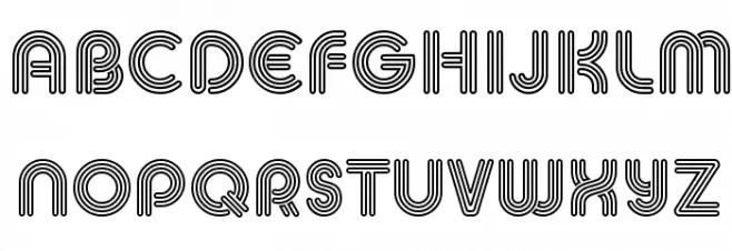 MACCOS Demo 字体 小写