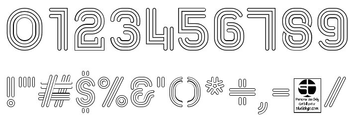 MACCOS LIGHT Demo Font OTHER CHARS