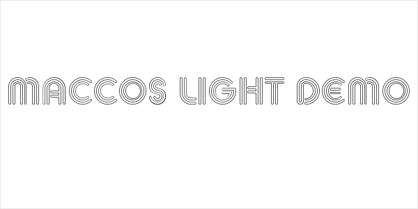 MACCOS LIGHT Demo Logo