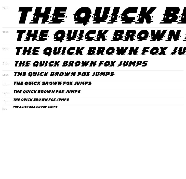 MAD hacker Italic Waterfall