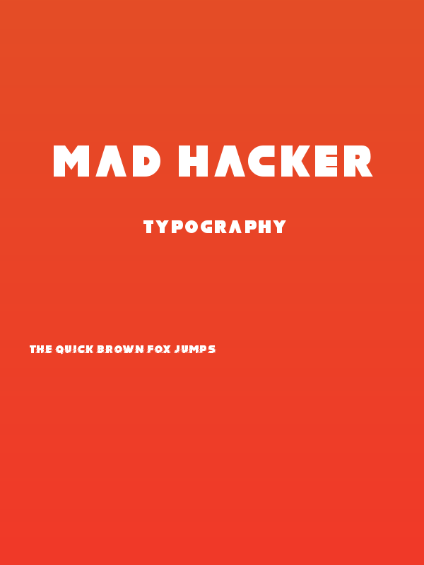 MAD hacker Poster