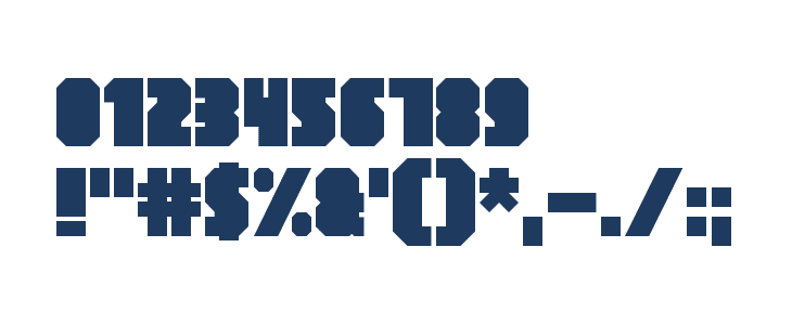 MADE IN BRISTOL Regular Other Characters