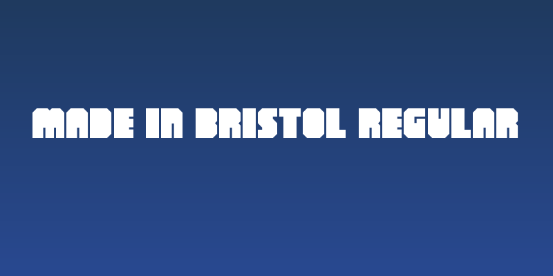 MADE IN BRISTOL Regular Social Header