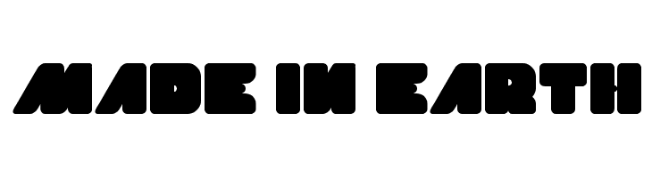 MADE IN EARTH  baixar fontes gratis