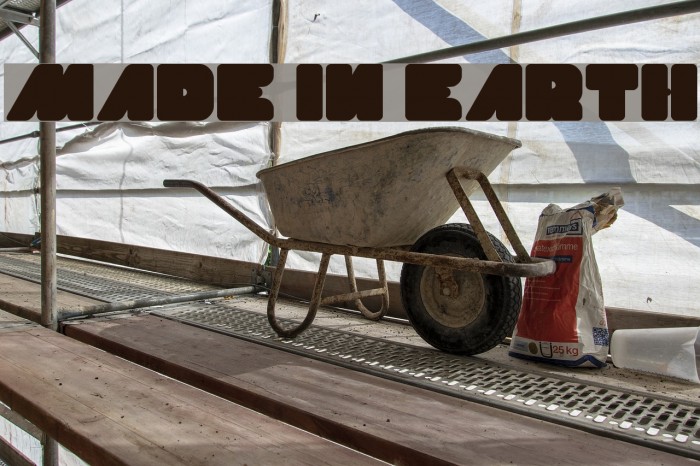 MADE IN EARTH Caratteri examples