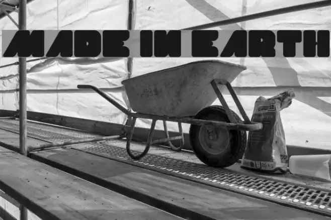 MADE IN EARTH Caratteri examples