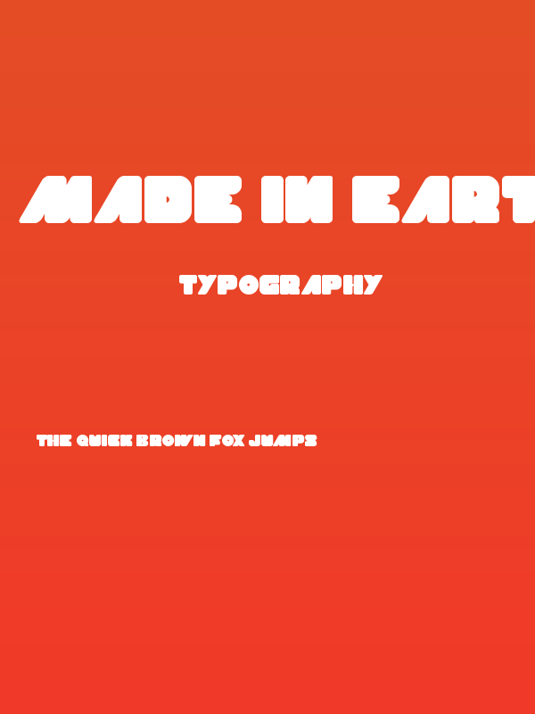 MADE IN EARTH Poster