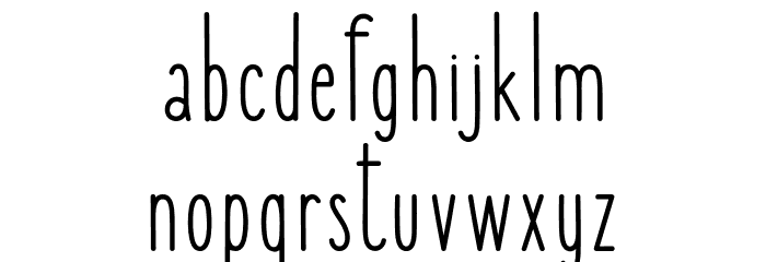 MADEBarista Font LOWERCASE