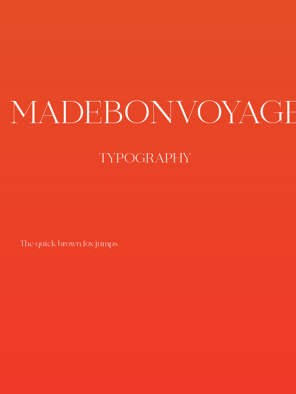 MADEBonVoyage Poster