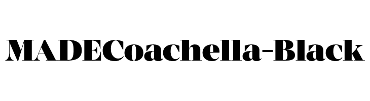 MADECoachella-Black  Fuentes Gratis Descargar