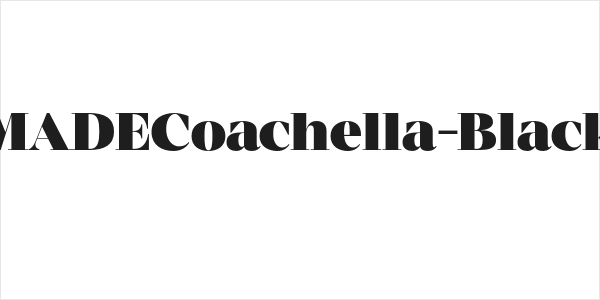 MADECoachella-Black Logo