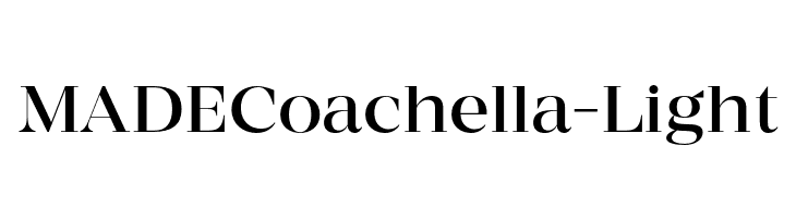 MADECoachella-Light  لخطوط تنزيل