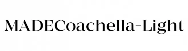 MADECoachella-Light  Frei Schriftart Herunterladen