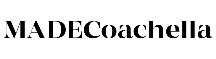 MADECoachella  Frei Schriftart Herunterladen