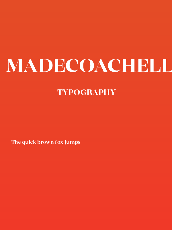 MADECoachella Poster