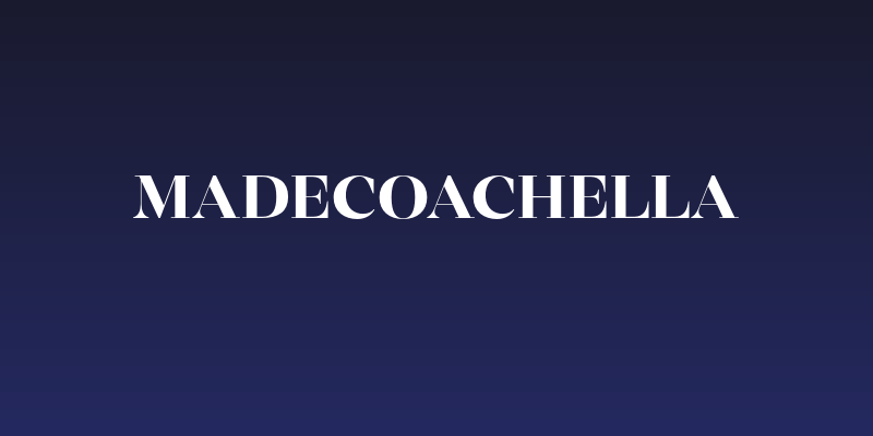 MADECoachella Social Header