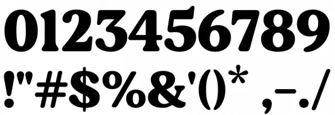 MADEDillan Font OTHER CHARS