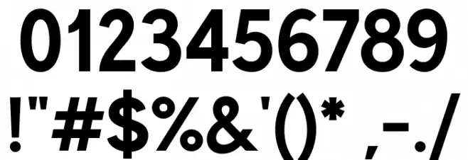 MADEEvolveSans-Bold Font OTHER CHARS