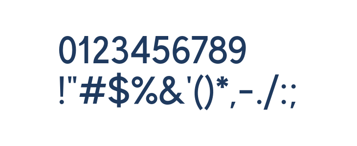 MADEEvolveSans-Medium Other Characters