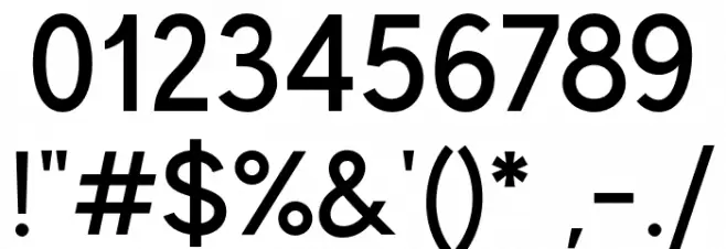 MADEEvolveSans-Medium Font OTHER CHARS