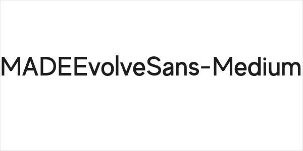 MADEEvolveSans-Medium Logo