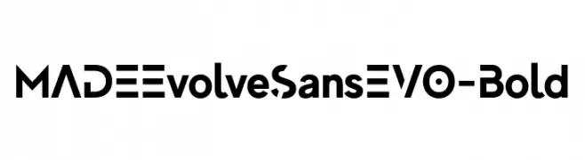 MADEEvolveSansEVO-Bold  Free Fonts Download
