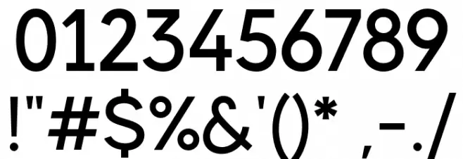 MADEEvolveSansEVO-Medium Font OTHER CHARS