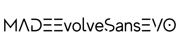 MADEEvolveSansEVO  Скачать бесплатные шрифты