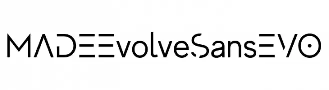 MADEEvolveSansEVO  Frei Schriftart Herunterladen