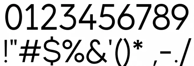 MADEEvolveSansEVO Font OTHER CHARS