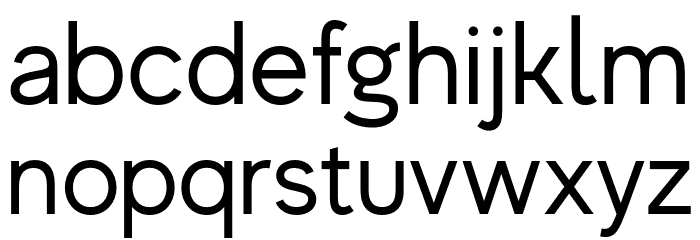 MADEEvolveSansEVO Font LOWERCASE