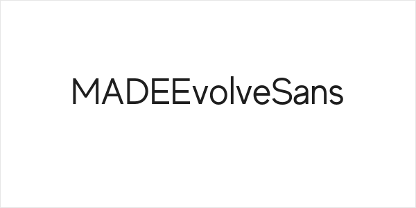 MADEEvolveSans Logo